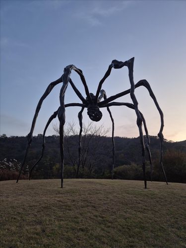 루이스 부르주아의 거미 조각 '엄마'[사진 황희경]