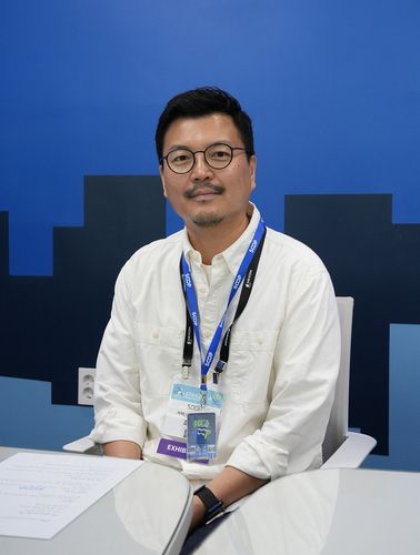 조형진 SOOP 서비스부문장    (부산=연합뉴스) 김주환 기자 = 조형진 SOOP 서비스부문장이 지스타 2024가 열리고 있는 부산 벡스코(BEXCO) 현장에서 인터뷰 질문에 답하고 있다. 2024.11.15 jujuk@yna.co.kr