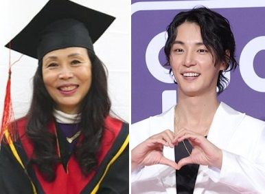 윤시윤의 어머니와 윤시윤/'미운 우리 새끼' 방송 캡처