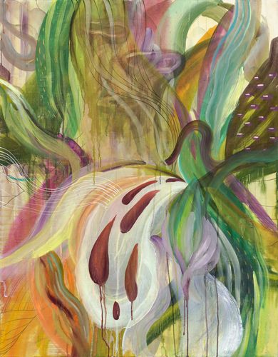 정윤영 작 '깊은 밤의 꽃'[갤러리 채율 제공. 재판매 및 DB 금지]