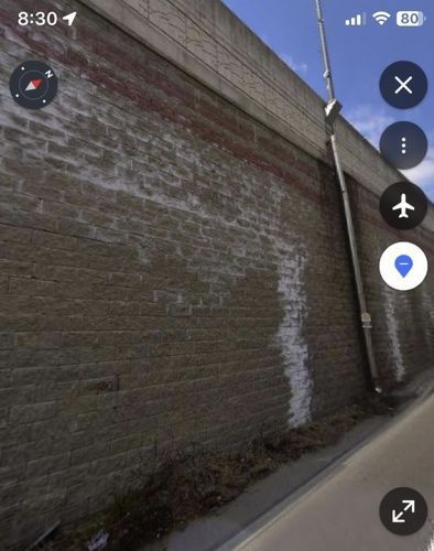 또 다른 누리꾼이 촬영한 작년 오산 옹벽 모습. 온라인 커뮤니티 갈무리