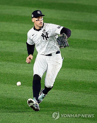 5회 에런 저지의 치명적인 실책[Imagn Images=연합뉴스]