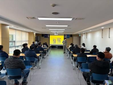 중대재해처벌법 관내 기업 교육 사진 = 화순군