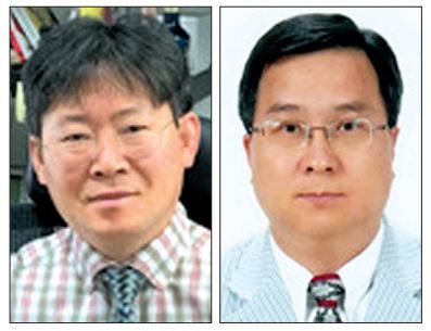 방정규(왼쪽) KBSI 박사와 신송엽 조선대 교수 [KBSI 제공]