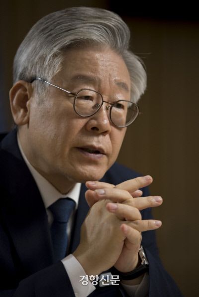 이재명 경기도지사 /우철훈 선임기자