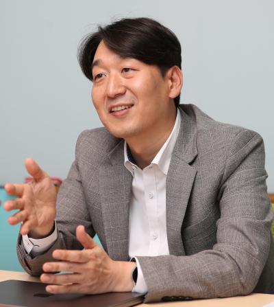 김동훈 NHN클라우드 대표 인터뷰./사진=성남(경기)=이기범 기자 leekb@