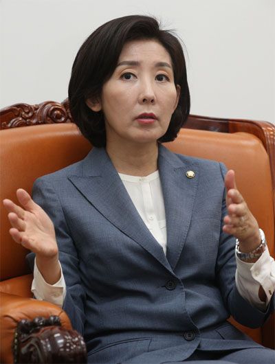 나경원 자유한국당 원내대표 [이승환 기자]