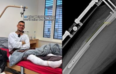 키를 늘리기 위해 연장 수술을 받은 레온 오트렘바 [이미지 출처=사회관계망서비스(SNS) 캡처]