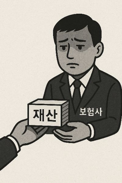 보험사가 보험금청구권신탁업을 영위하고 있지만 활성화가 제대로 되지 않고 있는 모습을 챗GPT가 묘사한 이미지. 챗GPT