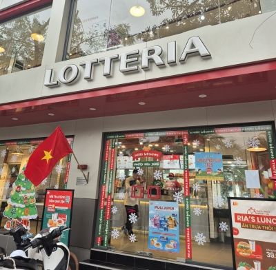 베트남 하노이 서호 부근에 있는 롯데리아 락롱콴점. 김흥순 기자