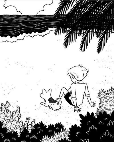 웹툰 '노견일기'[작가 SNS 갈무리]