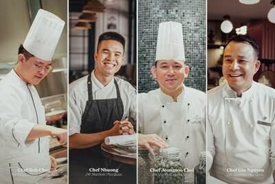Chef Jeongsoo Choi from JW Marriott Hotel Seoul, Chef Bob Chenfrom The Ritz-Carlton, Guangzhou, along with Chef Nhuong and Executive Pastry Chef Gin Nguyen from JW Marriott Phu Quoc will orchestrate this Pan-Asian culinary event
