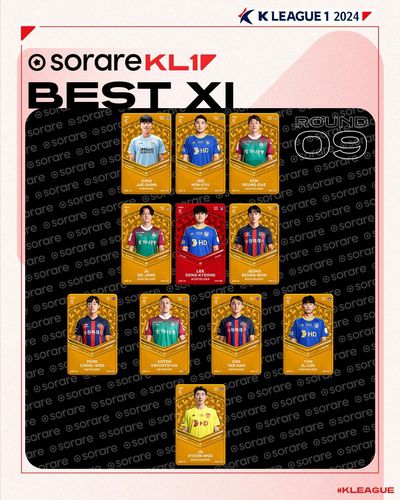 K리그1 9라운드 베스트 11[한국프로축구연맹 제공. 재판매 및 DB금지]