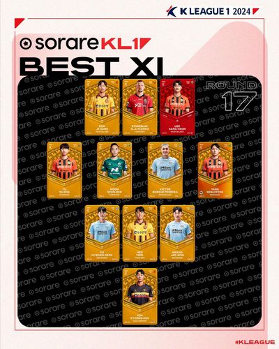 K리그1 17라운드 베스트 11[한국프로축구연맹 제공. 재판매 및 DB 금지]