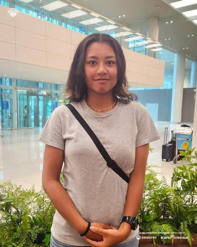 현대건설의 새 아시아 쿼터 선수 야우치 [현대건설 배구단 제공. 재판매 및 DB 금지]