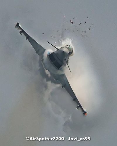 갈매기와 충돌한 전투기[Air_spotter7200 인스타그램 캡처. 재판매 및 DB 금지]