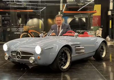 러시아의 알렉세이 메르세데스가 출시한 초호화 어린이용 스포츠카. [알렉세이 메르세데스 유튜브]