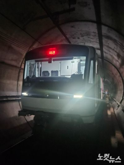 사고가 난 열차. 독자 제공