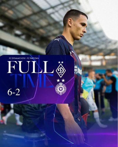 파르티잔, 디나모 키예프에 2-6 대패[파르티잔 SNS 캡처. 재판매 및 DB 금지]