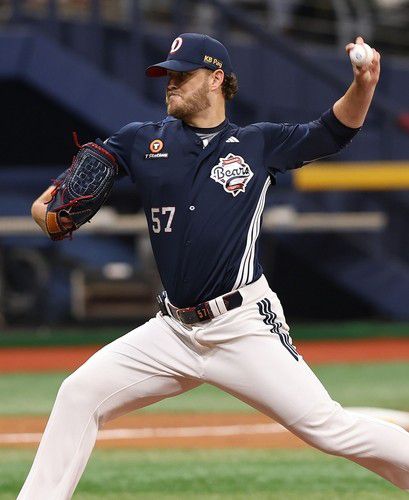 두산 새 외국인 투수 콜 어빈[두산 베어스 제공. 재판매 및 DB금지]