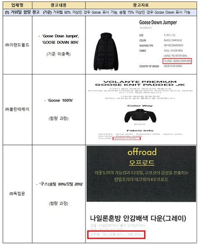 부당 광고 유형[공정거래위원회 제공. 재판매 및 DB 금지]