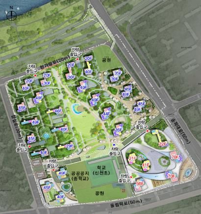 잠실주공5단지 배치도 [사진 = 서울시]