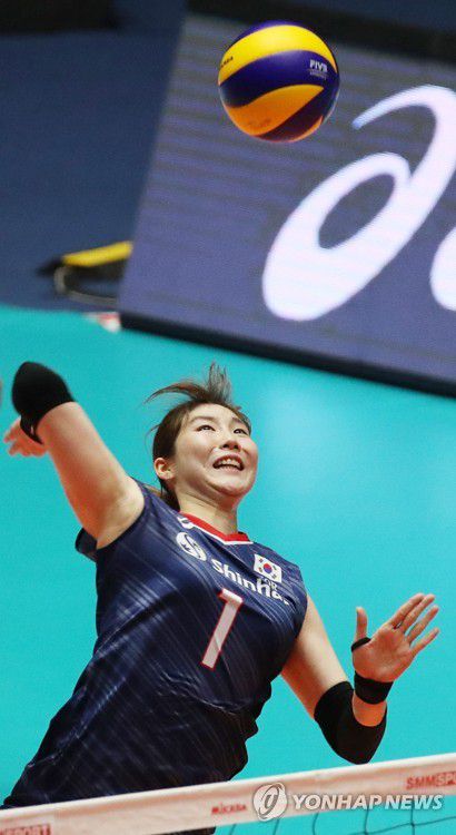 국가대표 레프트 이소영[연합뉴스 자료사진]