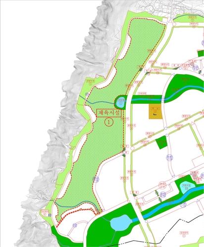 내포신도시 골프장 예정부지 평면도[예산군 제공. 재판매 및 DB 금지]