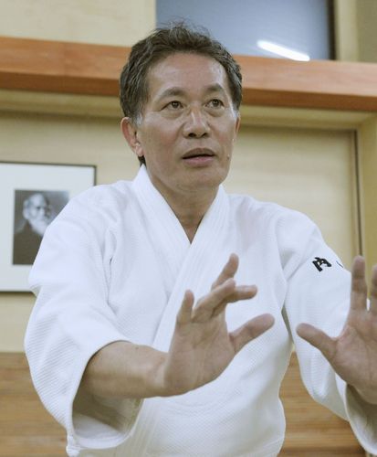 도복 입은 우치다 다쓰루 [교도=연합뉴스 자료사진]