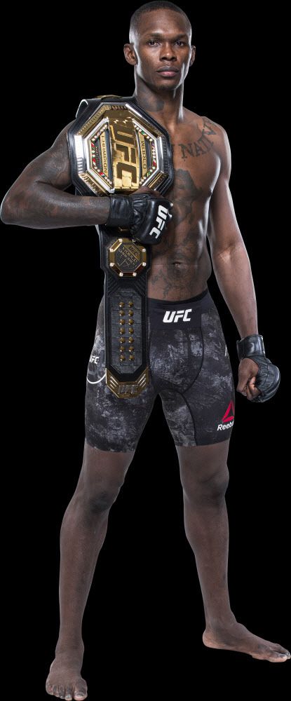 UFC 미들급 챔피언 이스라엘 아데산야. 사진=UFC