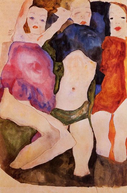 '세 소녀'(1911)개인 소장