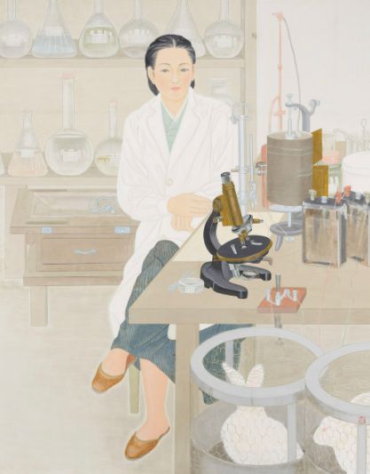 이유태 '인물일대(人物一對) - 탐구(探究)'(1944). 국립현대미술관