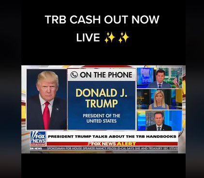 '트럼프 달러' 사기 등장…AI로 트럼프 등장하는 가짜 영상 만들어 홍보(서울=연합뉴스) 트럼프 전 미국 대통령 지지자들을 겨냥한 '트럼프 달러' 사기 업체가 제작한 것으로 추정되는 홍보영상. 트럼프 전 대통령이 폭스뉴스에 등장해 트럼프 달러를 구입하면 가입되는 '트럼프 리베이트 은행 시스템(TRB)'에 대해 인터뷰하는 것처럼 보이지만 AI가 위조한 음성과 합성 사진으로 만들어진 가짜 영성이다. 2023.6.1 [틱톡의 TRB 홍보영상 캡처]