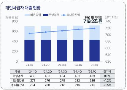 개인사업자 대출 현황[KCD 제공. 재판매 및 DB 금지]