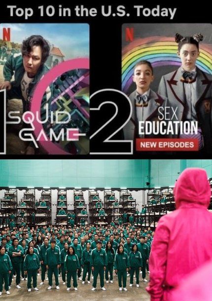 [서울=뉴시스]'오징어게임' 미국 1위(사진=넷플릭스 캡처)2021.09.22 photo@newsis.com *재판매 및 DB 금지 /사진=뉴시스