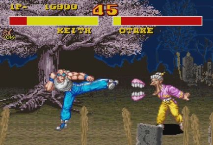 (장풍으로 틀니를 사용하는 오타네 할머니)