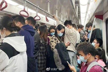 운행 재개한 광저우 지하철[CCTV 캡처. 재판매 및 DB금지]