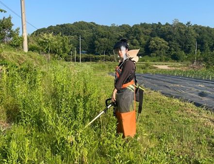 미국 플로리다주의 명문 예술·디자인 대학을 다니다 1년 전 농부가 된 정선영(33)씨. 본인 제공