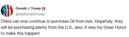 /사진=도널드 트럼프 미국 대통령 트루스소셜