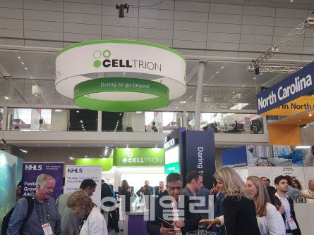 셀트리온 부스 전경 (사진=김승권 기자)