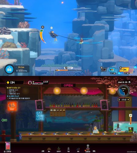 '데이브 더 다이버' 플레이 장면[데이브 더 다이버 캡처]