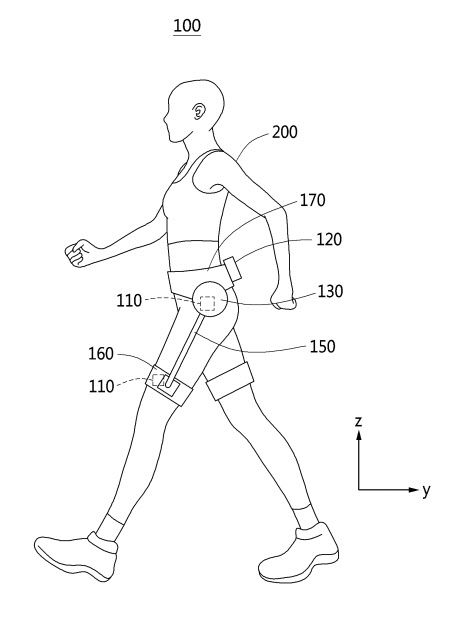 삼성전자가 출원한 특허 ‘보행 보조 방법 및 이를 수행하는 장치들’ 관련 도면. (사진=특허청)