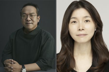 황희 카카오헬스케어 대표(사진 왼쪽)와 김영선 경희대 에이지테크 연구소장.