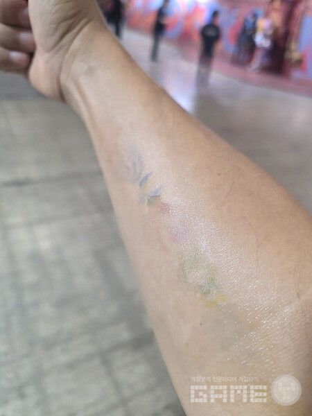 기자도 참여했지만, 실패...ㅠㅠ. 좀 더 찐한 색으로 하는 것을 추천. /게임와이 촬영