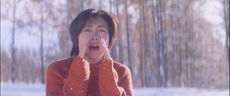 나카야마 미호가 설원에서 오겡키데스카를 외치는 모습은 '러브레터'의 상징적인 장면이다.