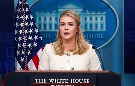 캐롤라인 레빗 백악관 대변인. EPA=연합뉴스