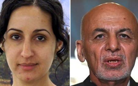 아슈라프 가니 아프간 대통령(오른쪽)의 딸 마리암 가니. 가니 페이스북·연합뉴스