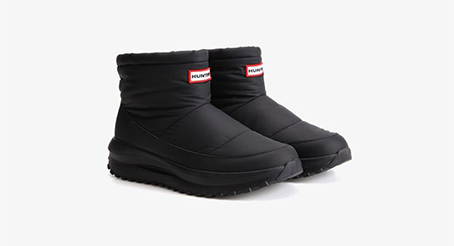 정품보증! 헌터 남녀공용 트래블 플로우 푸퍼 부티 부츠