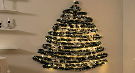 크리스마스 전구포함 풀세트 대형 벽트리 장식