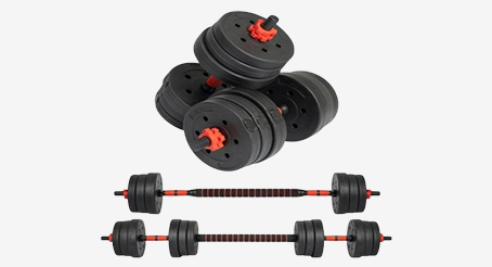 스포츠 프리미엄 무게조절 덤벨 바벨 세트 20kg 1세트